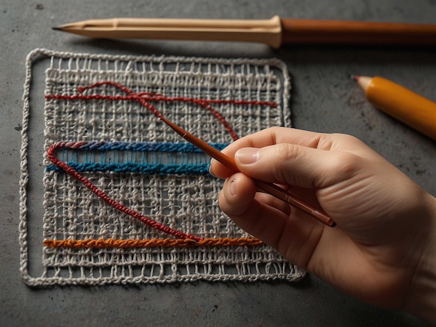 Kroki pracy nad haftem